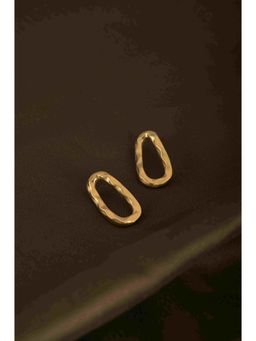 Palmonas - Abstract Oval Earrings for Womens Waterproof & Anti-Tarnish