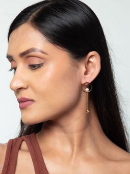 White Lies - Up-Down Drop & Dangle Earrings