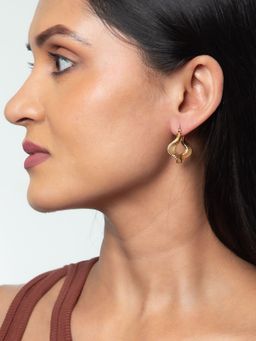 White Lies - Wave Hoop Earrings