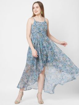 MISH - Blue Printed Maxi Dress