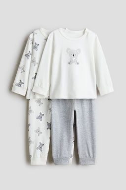 H&M - Boys 2-Pack Printed Cotton Pyjamas