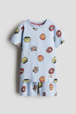 H&M - Boys Blue Printed Pyjamas