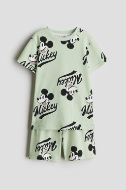 H&M - Boys Green Printed Pyjamas