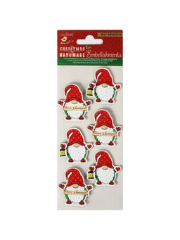 Little Birdie - Christmas Embellishments Winter Gnome(Pack of 3)