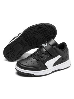 Puma - Rebound Lay-Up Lo V Kids Black Solid Casual Shoes