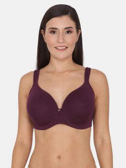 Zivame - True Curv Padded Wired 3/4Th Coverage Super Support Bra - Fig