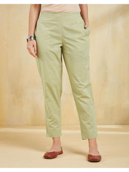 Fabindia - Olive Cotton Ethnic Pant