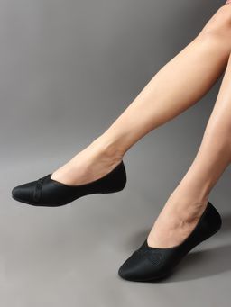 Gahan - Elegant Embellished Ballerina Flats for Women - Black