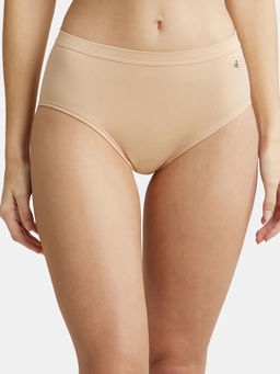 Jockey - 1849 Women High Coverage Microtouch Nylon Elastane Hipster - Light Skin