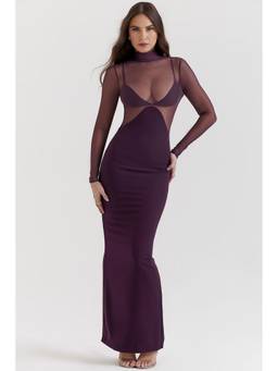 Bee Boe - Purple Vera Backless Dress
