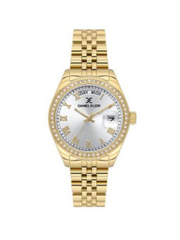 Daniel Klein - Women Premium Silver Dial Analog Watch - DK.1.13867-3 (M)