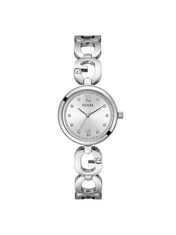Guess - Women Bejewelled Silver Dial Analog Watch - GW0759L1 (M)