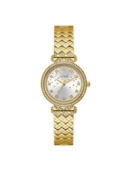 Guess - Women Bejewelled Silver Dial Analog Watch - GW0763L2 (M)