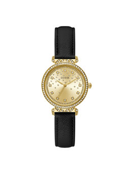 Guess - Women Bejewelled Gold Dial Analog Watch - GW0764L2 (M)