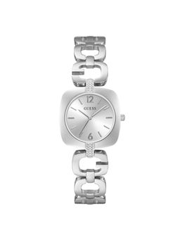 Guess - Women Bejewelled Silver Dial Analog Watch - U1441L1M (M)