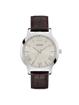 Guess - Men Dress White Dial Analog Watch - U1453G1M (M)