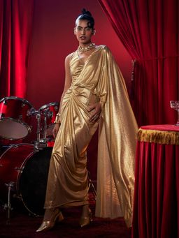 House of Fett - Medusa Golden Glam Gown