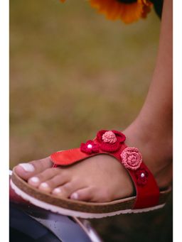 Vanilla Moon - Milo Slip On Sandals - Red