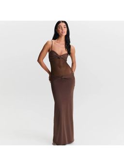 Miakee - Flawless Brown Maxi Dress