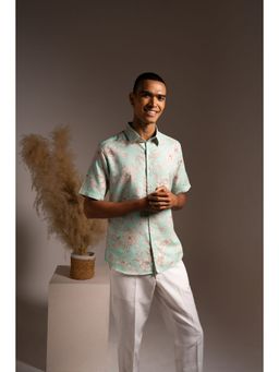 Project Bandi - Mint Gulab Shirt