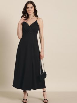 Qurvii - Black Long Party Dress