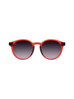 Chilli Beans - Women Black Lens Round Frame Sunglasses
