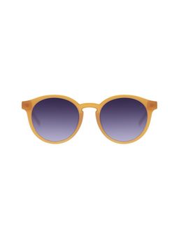 Chilli Beans - Women Blue Lens Round Frame Sunglasses