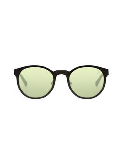 Chilli Beans - Unisex Green Lens Round Frame Sunglasses