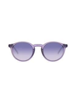Chilli Beans - Unisex Blue Lens Round Frame Sunglasses