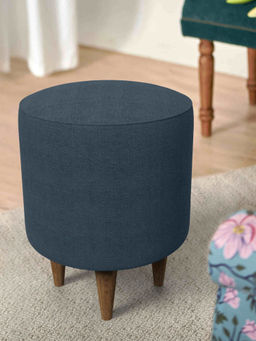 Chumbak - French Pouffe - Sailor Blue