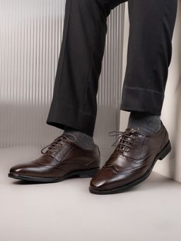 Alberto Torresi - Solid Brown Formal Brogues