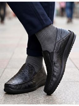 Alberto Torresi - Men Black Loafers