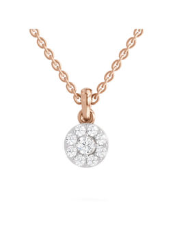 Sparkles - 9 Lab Grown Diamonds Pendant 0.51 Ct 14K Rose Gold