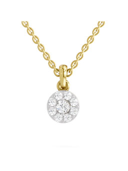Sparkles - 9 Lab Grown Diamonds Pendant 0.51 Ct 14K Yellow Gold