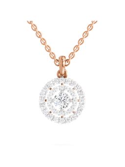Sparkles - Lab Grown Diamond 14KT 1.3ct Floral Pendant Rose Gold