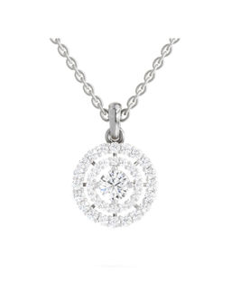 Sparkles - Lab Grown Diamond 14KT 1.3ct Floral Pendant Silver