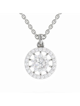 Sparkles - Lab Grown Diamond 14KT 0.91ct Wheel Pendant Silver