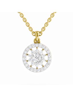 Sparkles - Lab Grown Diamond 14KT 0.91ct Wheel Pendant Yellow Gold