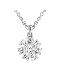 Sparkles - Lab Grown Diamond 14KT 1.63ct Marigold Pendant Silver