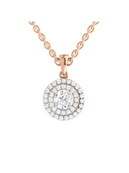 Sparkles - Multi Lab Grown Diamonds Pendant 0.71 Ct 14K Rose Gold