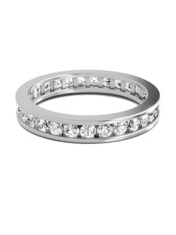 Sparkles - Eternity Lab Grown Diamonds Ring 1.13 Ct 14Kt Silver