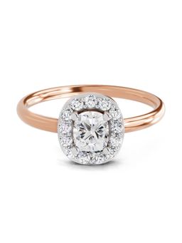 Sparkles - Cushion Lab Grown Diamonds Ring 0.70 Ct 14Kt Rose Gold