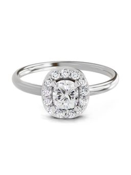 Sparkles - Cushion Lab Grown Diamonds Ring 0.70 Ct 14Kt Silver