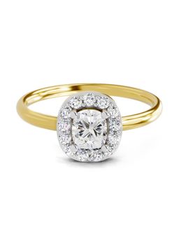 Sparkles - Cushion Lab Grown Diamonds Ring 0.70 Ct 14Kt Yellow Gold
