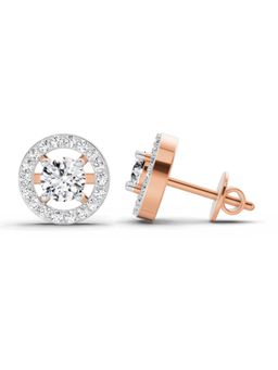 Sparkles - Lab Grown Diamond 14KT 0.95ct Wheel Earring Rose Gold
