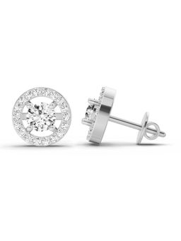 Sparkles - Lab Grown Diamond 14KT 0.95ct Wheel Earring Silver