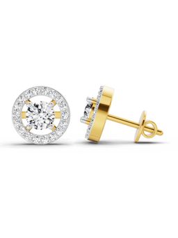 Sparkles - Lab Grown Diamond 14KT 0.95ct Wheel Earring Yellow Gold
