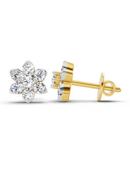 Sparkles - 6 Stone Lab Grown Diamond Earring 0.67 Ct 14K Yellow Gold
