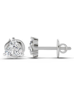 Sparkles - Trinity Lab Grown Diamond Earring 0.41 Ct 14K Silver