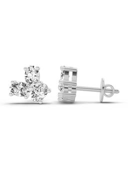 Sparkles - Lab Grown Diamond 14KT 1.02ct 3 Stone Earring Silver